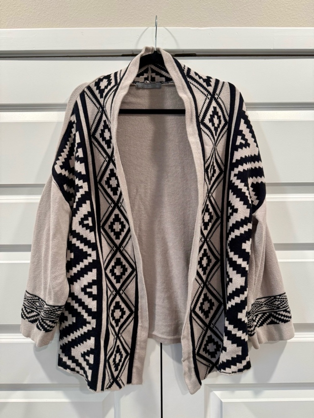 Octavia Open-Front Knit Cardigan